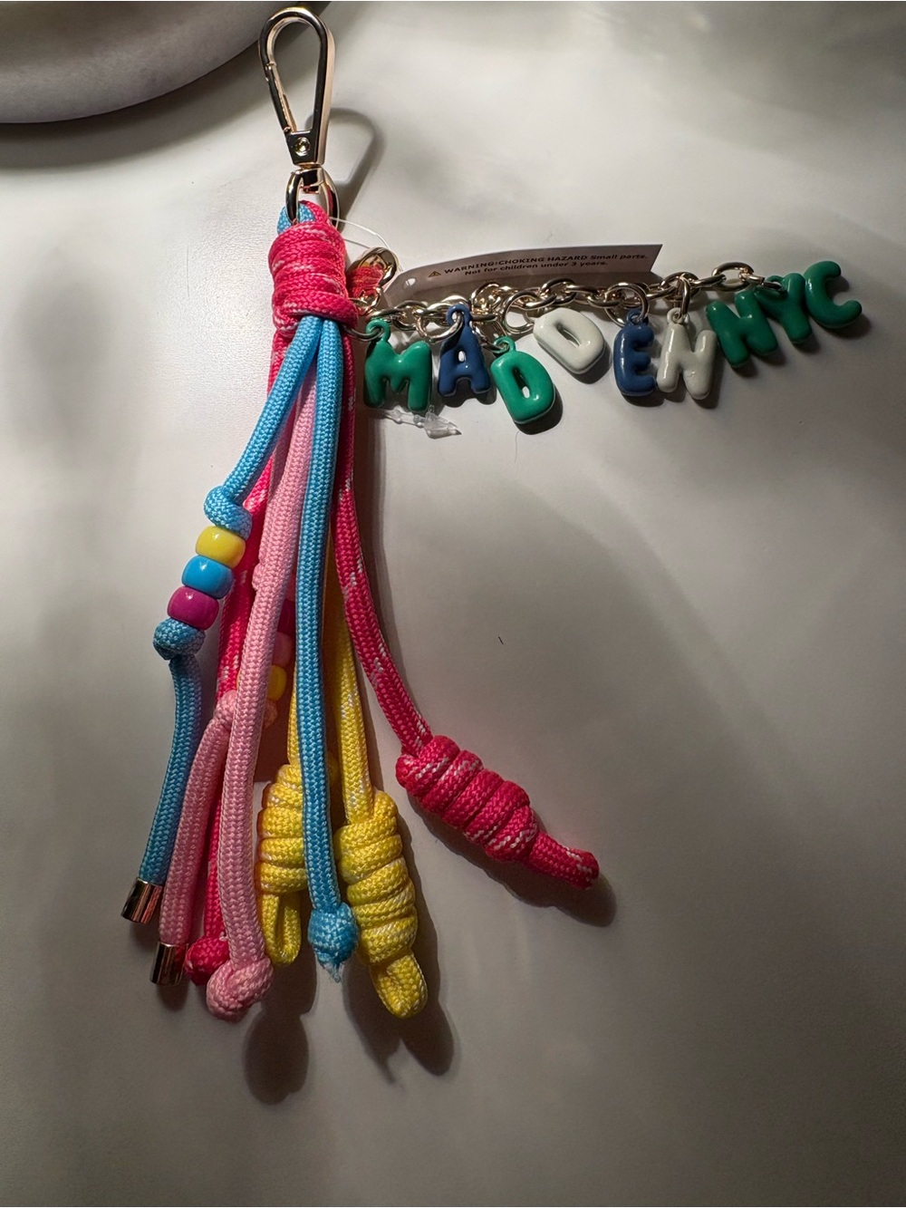 Steve Madden Gold purse Charms MADDEN NYC